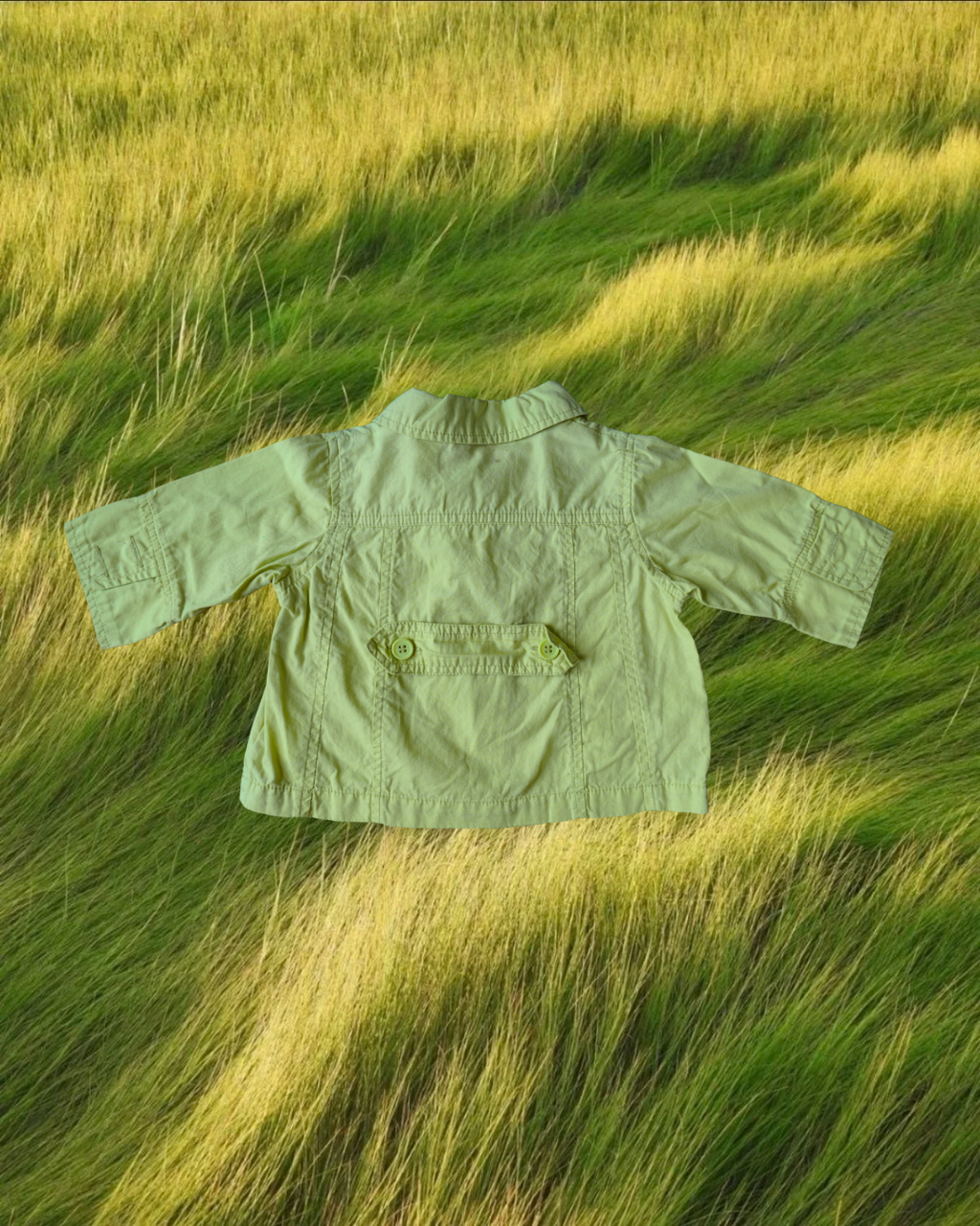 green jacket