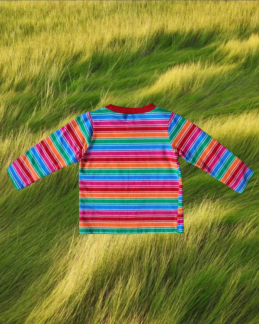 rainbow striped tee