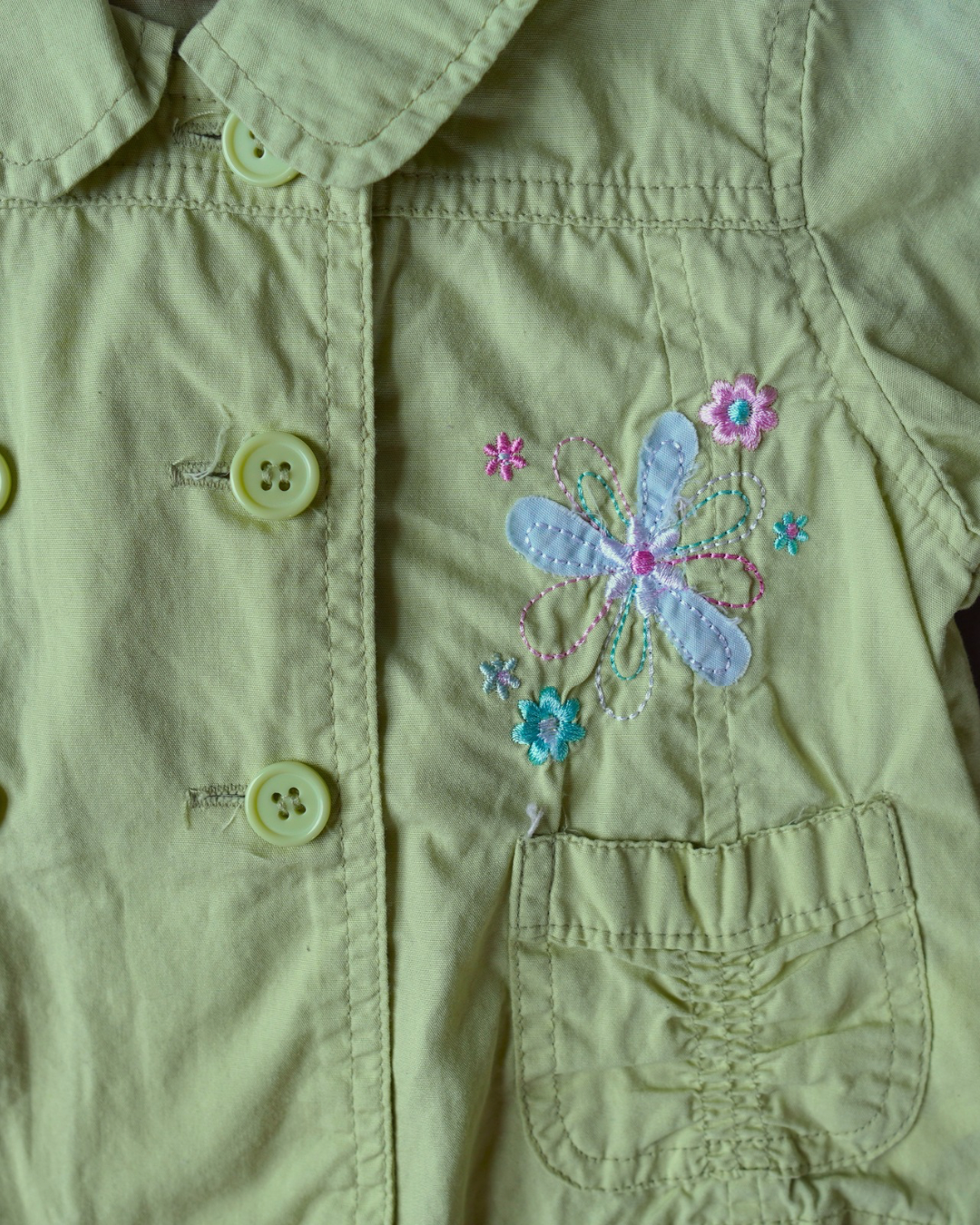 green jacket